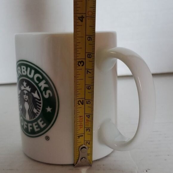 2005 Starbucks Mug Cup 9 Oz White Ceramic Coffee Tea Hot Cocoa - Picture 4 of 10